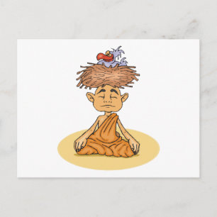 Funny Meditation Briefkaart
