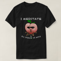 Funny Meditation Quotes | Aangepaste doorsnede T-S