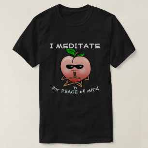 Funny Meditation Quotes   Aangepaste doorsnede T-S T-shirt