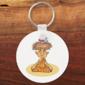 Funny Meditation Sleutelhanger (Voorkant)