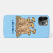 Funny meerkat cartoon illustratie Case-Mate iPhone case (Achterkant (horizontaal))