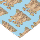 Funny meerkat cartoon illustratie korte tafelloper (Hoek)