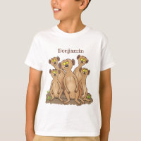 Funny meerkat cartoon illustratie