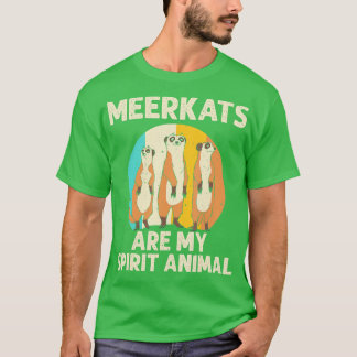 Funny Meerkat Gift Kinder Mannen Vrouwen koelen in T-shirt