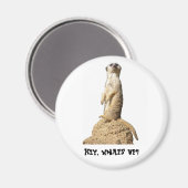 Funny Meerkat staat op het punt Magneet (Voorkant / Achterkant)