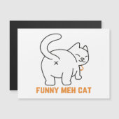 Funny Meh Cat (Voorkant / Achterkant)