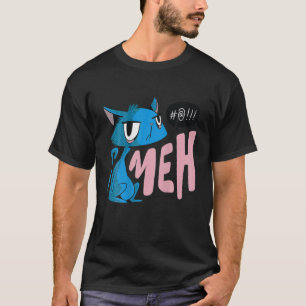 Funny Meh Cat Cat Cft voor kat- en kattenbrood T-shirt