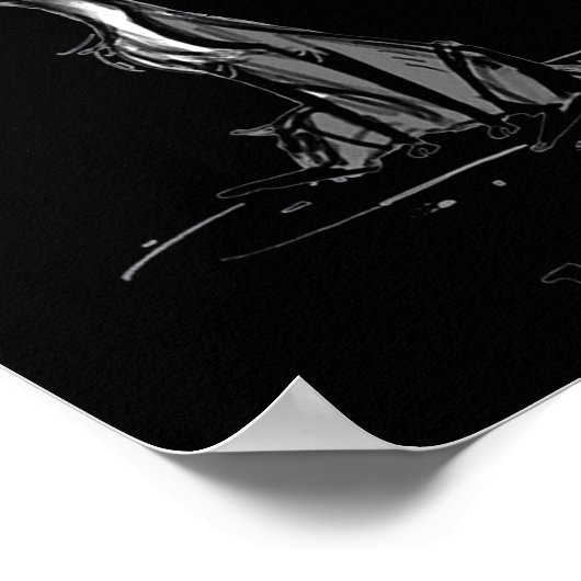 Funny Meh Cat Gift For Cat Lovers  Poster (Hoek)