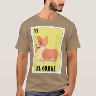 Funny Meican Dogs Design El Corgi T-shirt