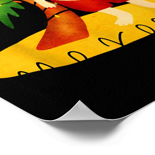 Funny Mele Kalikimaka Aloha Christmas Hawaiian San Poster (Hoek)