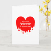 Funny Melt Heart Custom Bericht, Valentijn's Kaart (Gele Bloem)