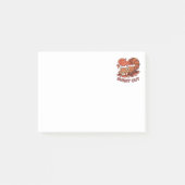 Funny Melting Red Panda Burnt Out Sticker | Cute  Post-it® Notes (Voorkant)