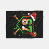 Funny Meme 67 Christmas Baseball Ice Cream Men Boy Fleece Deken (Voorkant (Horizontaal))