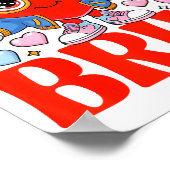 Funny Meme 67 Six Seven Bruh Valentine Heart Women Poster (Hoek)