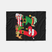 Funny Meme 6 7 Christmas 67 Santa Elf Kids Boy Gir Fleece Deken (Voorkant (Horizontaal))
