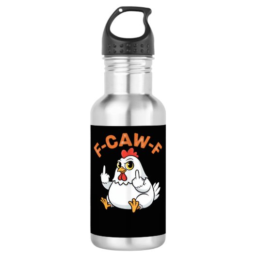Funny Meme F-Caw-F Chicken Waterfles (Voorkant)