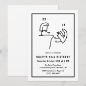 Funny Meme Humor Eenvoudig Zwart Wit 32e Verjaarda Kaart (Voorkant / Achterkant)