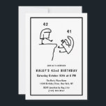 Funny Meme Humor Eenvoudig Zwart Wit 42e Verjaarda Kaart<br><div class="desc">Funny Meme Humor Simple Black White 42nd Birthday Voeg een vleugje humor toe aan je 42ste verjaardagsfeest met onze 'Funny Meme Humor Simple Black White' themanovatie! Duik in een leuk evenement geïnspireerd door populaire memes in een strak zwart-wit design. Pas nu uw uitnodiging aan en laat de goede tijden rollen....</div>