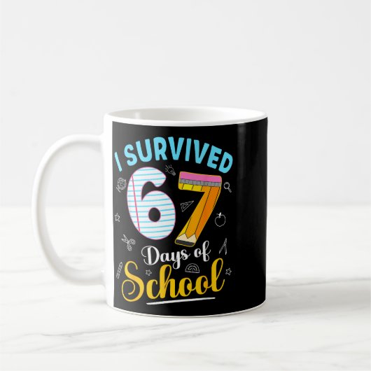 Funny Meme I Survived 67 Days Of School Teacher St Koffiemok (Links)
