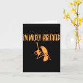 Funny Meme I'm Mildly Irritated Marcus The Worm Sa Kaart (Gele Bloem)