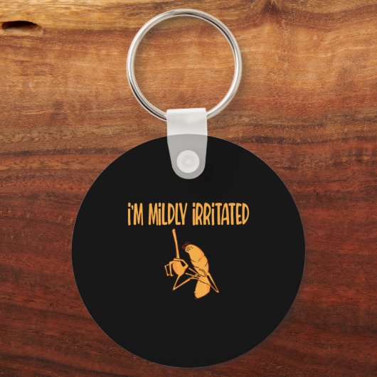 Funny Meme I'm Mildly Irritated Marcus The Worm Sa Sleutelhanger (Voorkant)