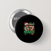 Funny Meme Merry 67 M Candy Cane Christmas Numbers Ronde Button 5,7 Cm (Voorkant /achterkant)