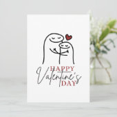 Funny Meme Paar Valentijnsdag Kaart Eigenzinnig (Staand voorkant)