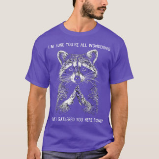 Funny Meme Raccoon Gift Mannen Vrouwen Funny Racco T-shirt