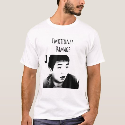 Funny Meme Roll for Emotional Damage T-shirt (Voorkant)