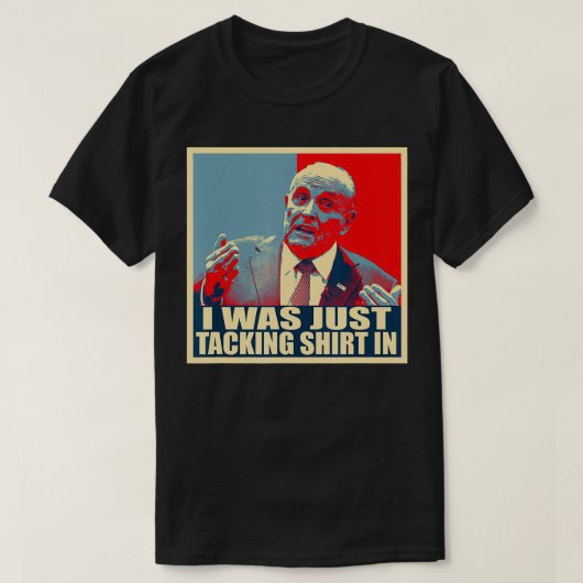 Funny Meme Rudy Giuliani Tacking T-shirt (Design voorkant)