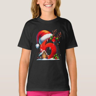 Funny Meme Saying 6 7 Six Seven Christmas T-shirt