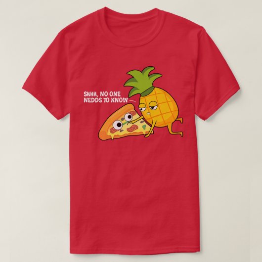 Funny meme statement gift Design hawaii pizza T-shirt (Design voorkant)