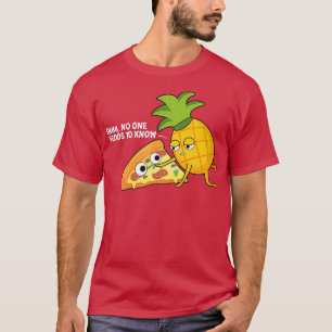 Funny meme statement gift Design hawaii pizza T-shirt