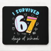 Funny Meme Teacher Student I Survived 67 Days Of S Muismat (Voorkant)