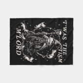 Funny Meme Twas The Tism M Lord Autism Frog Graphi Fleece Deken (Voorkant (Horizontaal))