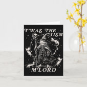 Funny Meme Twas The Tism M Lord Autism Frog Graphi Kaart (Gele Bloem)