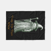 Funny Meme Twas The Tism M Lord Frog Wizard Autism Fleece Deken (Voorkant (Horizontaal))