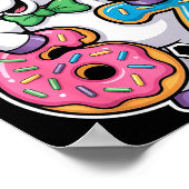 Funny Meme Unicorn Girls Kids Six Seven 6-7 Brainr Poster (Hoek)