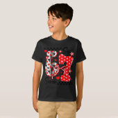 Funny Meme Valentine Six Seven 67 Valentines Heart T-shirt (Voorkant volledig)