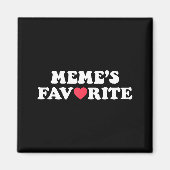 Funny Meme's Favorite Son Daughter I'm Meme's Favo Magneet (Voorkant)
