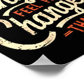 Funny Men Women Humor I'm Single Feel To Change Th Poster (Hoek)