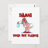 Funny Menopauze Briefkaart (Voorkant / Achterkant)