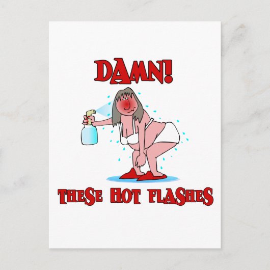 Funny Menopauze Briefkaart (Voorkant)