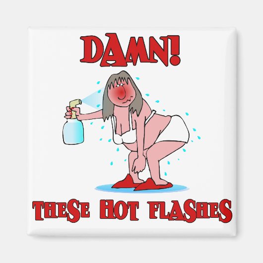 Funny Menopauze Magneet (Voorkant)