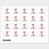 Funny Menopauze Ronde Sticker (Vel)