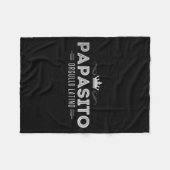 Funny Mens Papasito Father's Day Design For Man  Fleece Deken (Voorkant (Horizontaal))