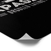 Funny Mens Papasito Father's Day Design For Man Poster (Hoek)