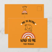 Funny Mental Health awareness Briefkaart (Voorkant / Achterkant)