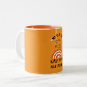 Funny Mental Health awareness Coffee Mok (Voorkant links)