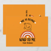 Funny Mental Health awareness HR Support Bedankkaart (Voorkant / Achterkant)